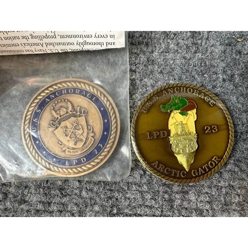 USS Anchorage LPD 23 U.S. Navy Challenge Coin Northwest Territorial Mint